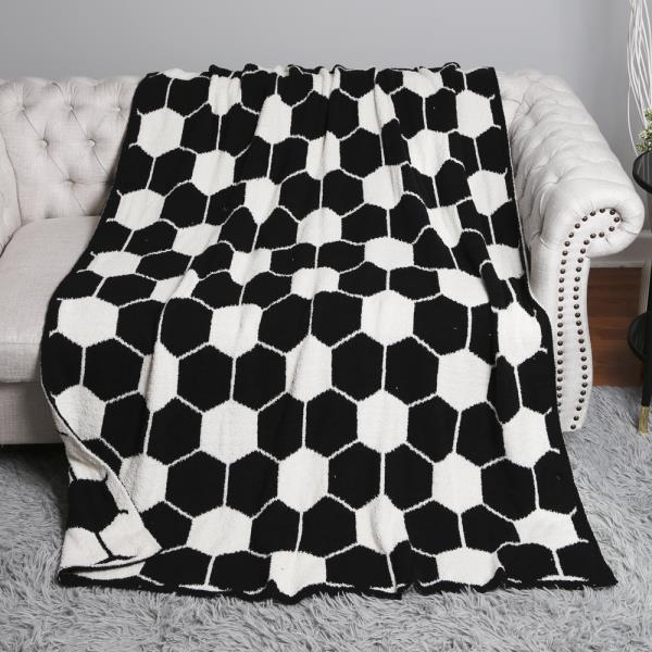 SOCCER THROW BLANKET