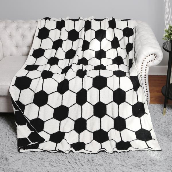 SOCCER THROW BLANKET