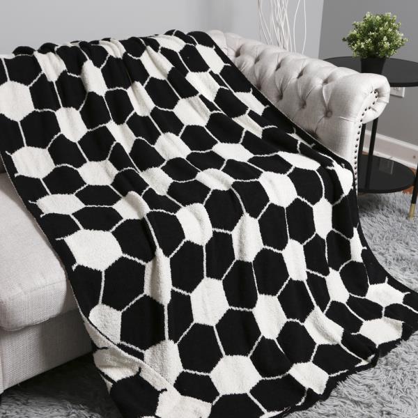 SOCCER THROW BLANKET