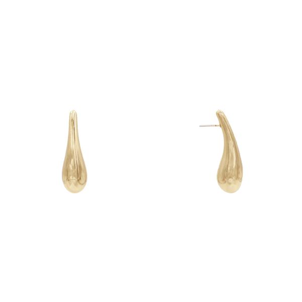 METAL TEARDROP POST EARRING