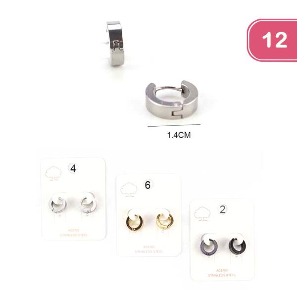 HUGGIE CUFF EARRING (12 UNITS)