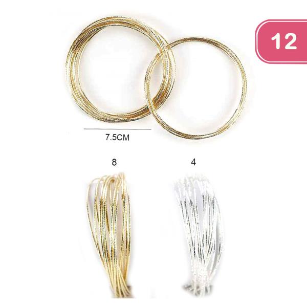 BANGLE BRACELET (12 UNITS)