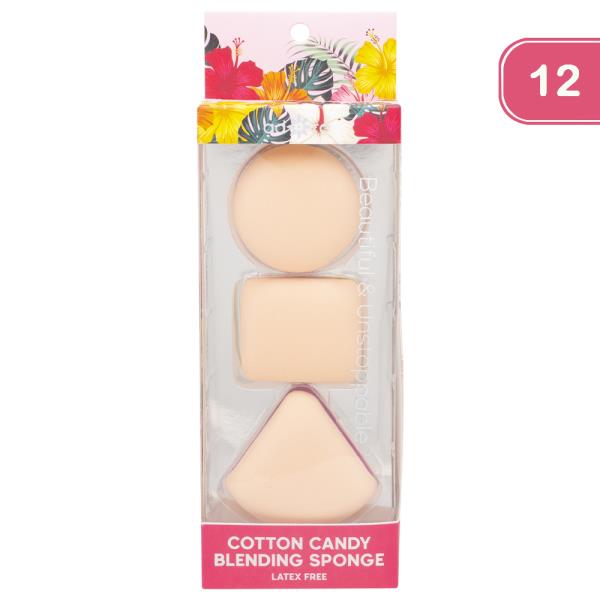 ADORO COTTON CANDY BLENDING SPONGE SHAPE SET (12 UNITS)