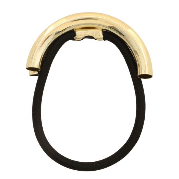 DOUBLE PIPE METAL HAIR TIE