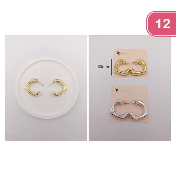 HOOP EARRING (12 UNITS)