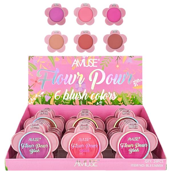 AMUSE FLOWR POWR BLUSH (24 UNITS)