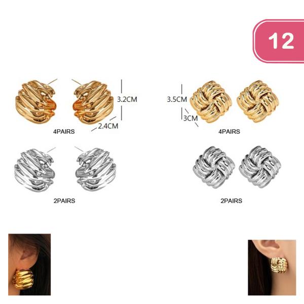 STATEMENT EARRINGS (12 UNITS)