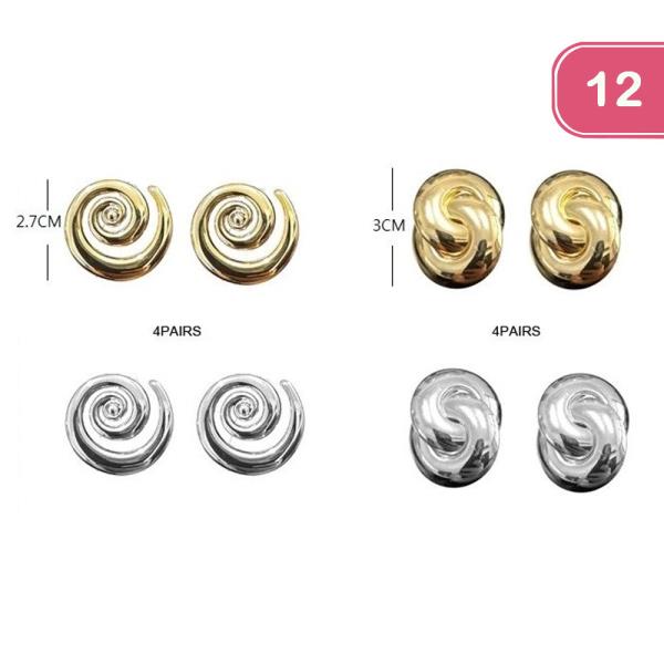 POST EARRING (12 UNITS)