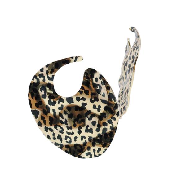 LEOPARD METAL EARRING