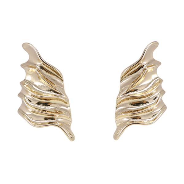 METAL WING EARRING