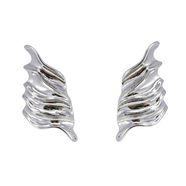 METAL WING EARRING