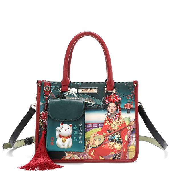 NICOLE LEE AKIKO LA BELLEZA SMALL HANDBAG