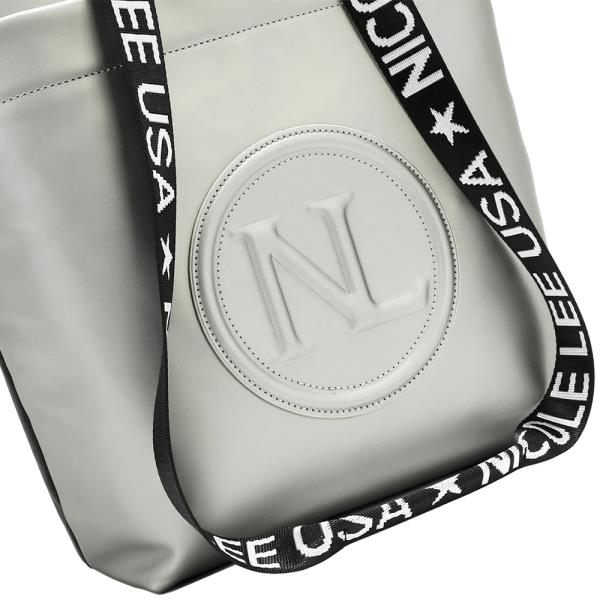 NICOLE LEE LOGO SLIM LAPTOP BAG