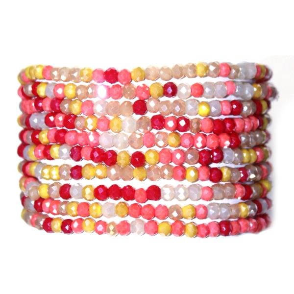 BEAD MIX STRETCH BRACELET SET