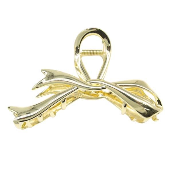 METAL RIBBON HAIR CLAW JAW CLIP