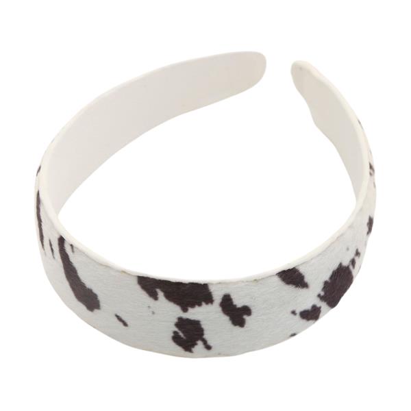 FAUX FUR ANIMAL PRINT PATTERN HEADBAND