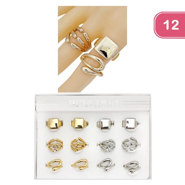 ASSORTED RINGS (12 UNITS)