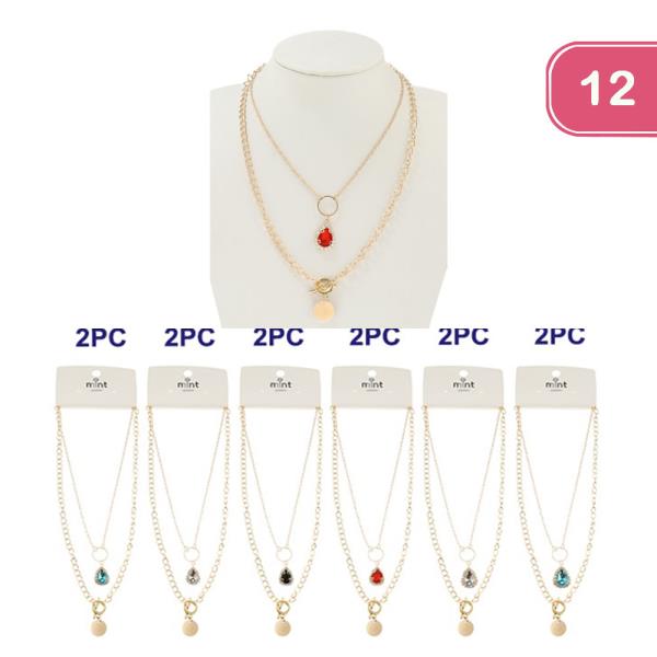 LAYERED NECKLACE (12 UNITS )