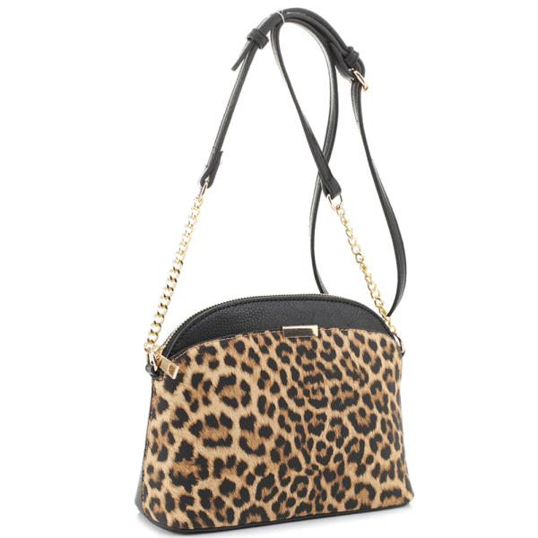 ANIMAL FASHION PRINT CROSSBODY BAG