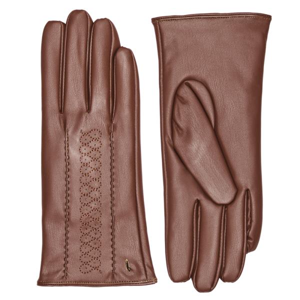 TOUCH SCREEN FAKE LEATHER GLOVES