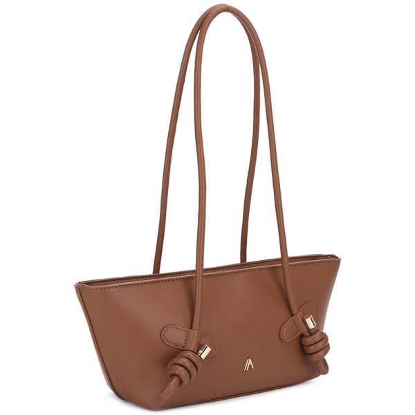 SMOOTH KNOTTED SHOULDER BAG