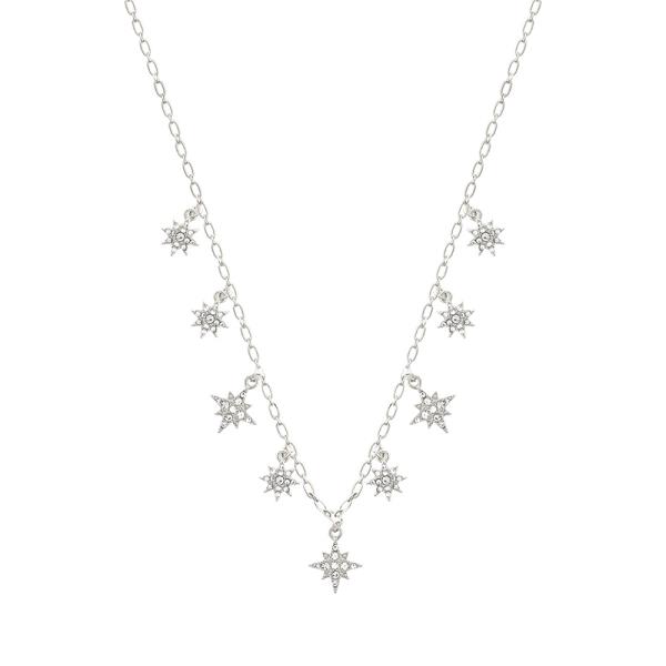 STAR RHINESTONE STATION NECKLACE