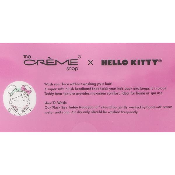 THE CREME SHOP X HELLO KITTY PLUSH SPA HEADBAND