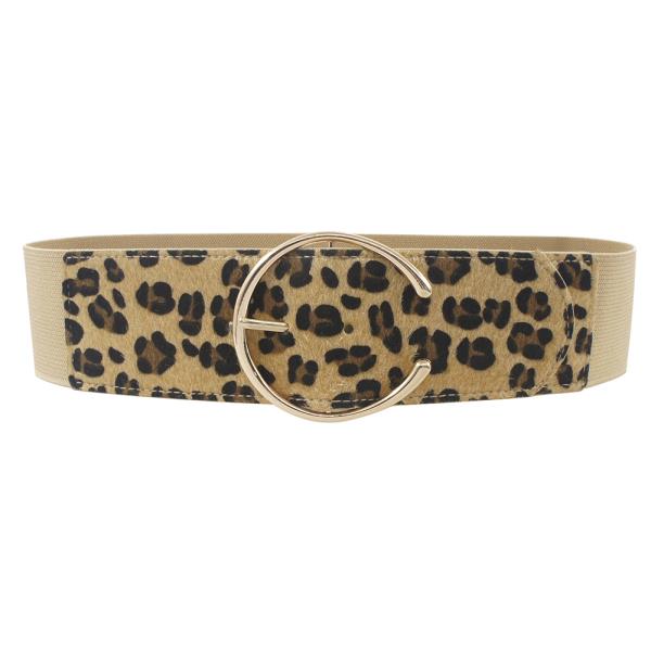 LEOPARD ELASTIC BELT