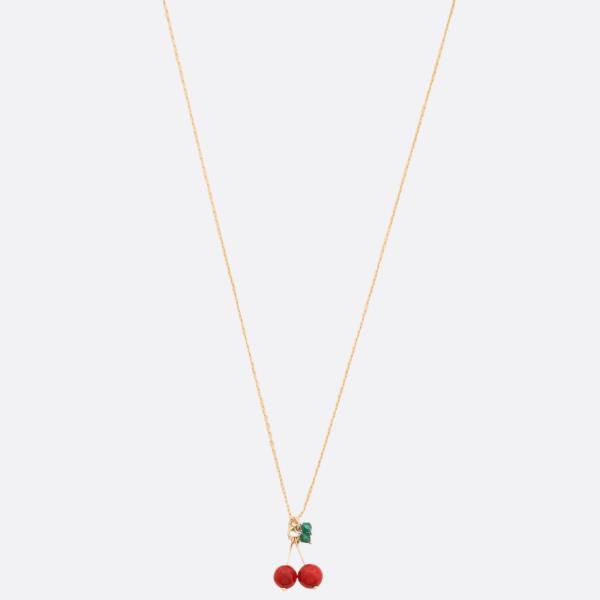 CHERRY CHARM NECKLACE