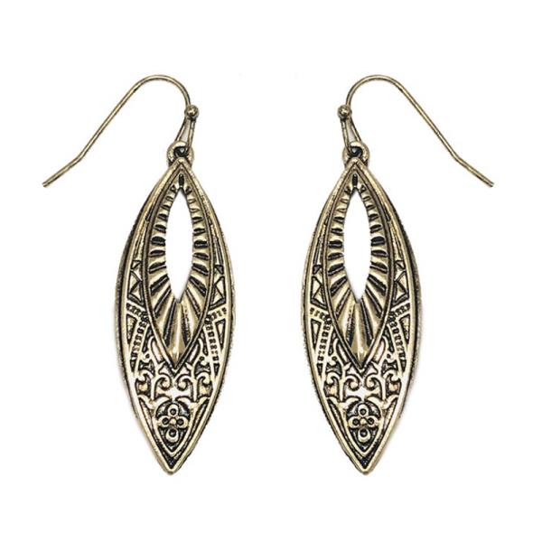 WESTERN STYLE DANGLE EARRING