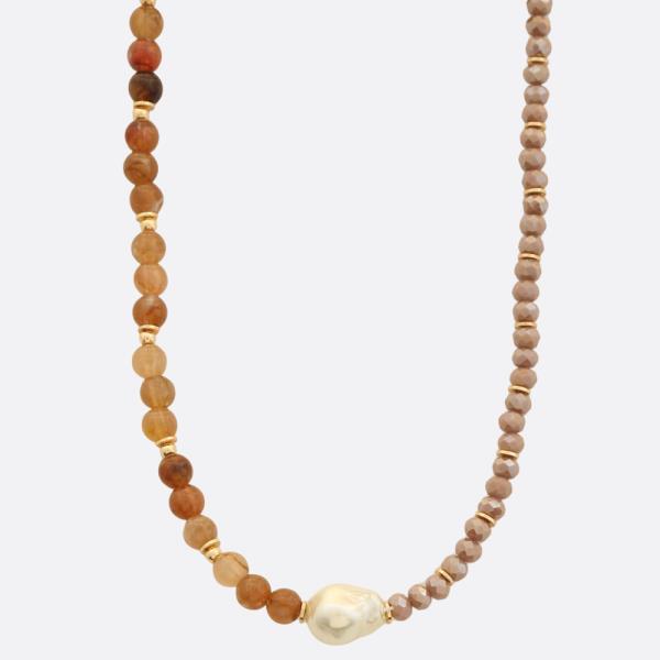 PEARL BALL BEAD NECKLACE