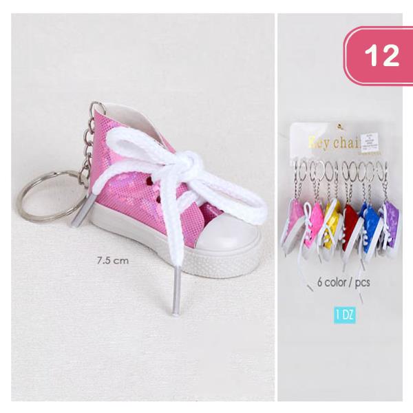 COLORFUL SNEAKERS KEYCHAIN (12 UNITS)