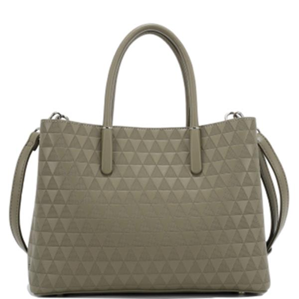 MODERN TRIANGULAR PATTERN DESIGN SATCHEL BAG