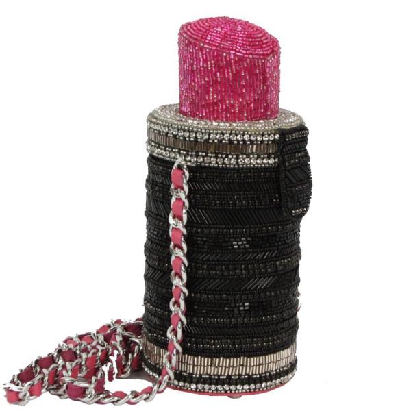 (ONLINE ONLY) 3D LIPSTICK BEADED BAG