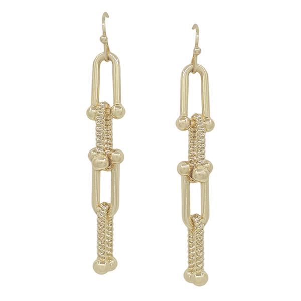 2 DIFFERENT TIFFANY CHAIN LINEAR EARRING