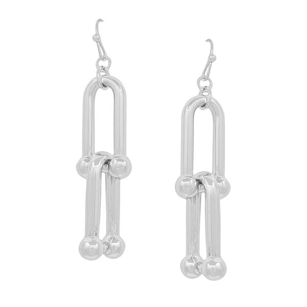 20MM BOLD TIFFANY CHAIN LINEAR EARRING