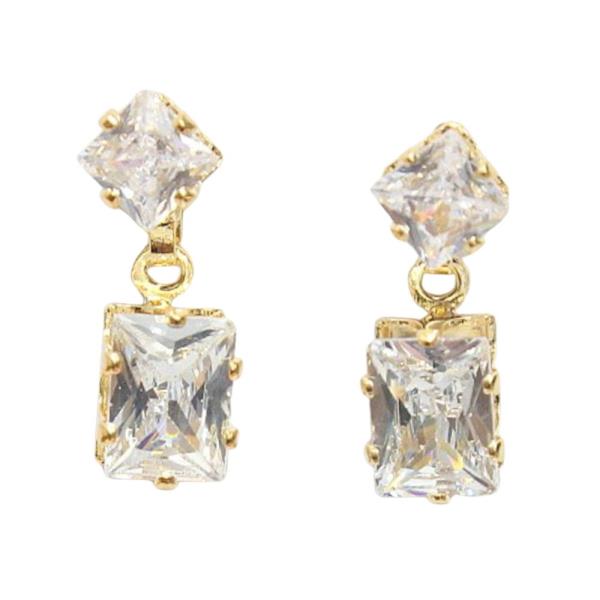 CRYSTAL STONE RHINESTONE EARRING