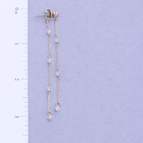 GLASS BEAD DROP EARRING