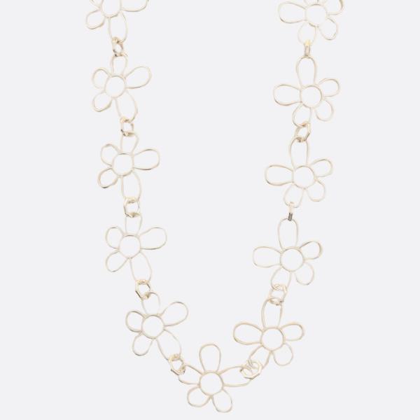 CLOVER LINK METAL NECKLACE