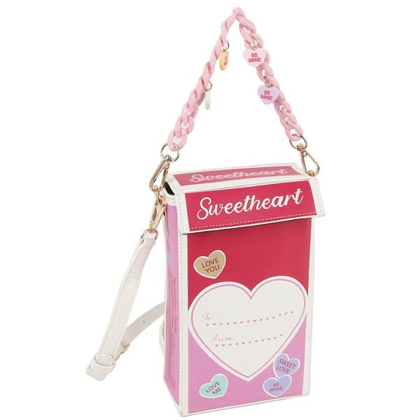 SWEETHEART CANDIES PRINT DESIGN CROSSBODY BAG