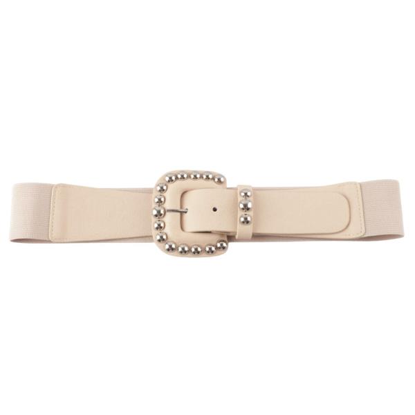 ROUND STUDDED BUCKLE BELT