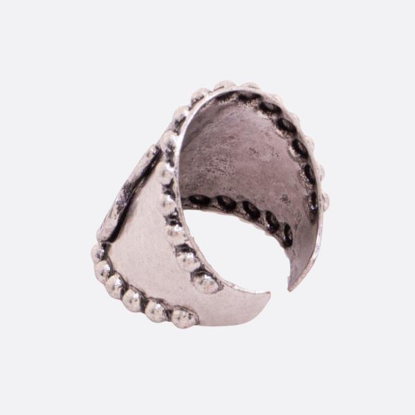 WESTERN STYLE CACTUS METAL ADJUSTABLE RING