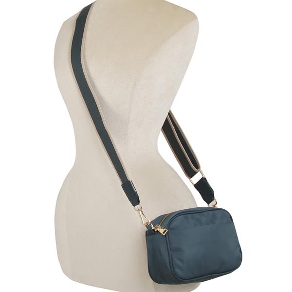 SMOOTH NYLON CROSSBODY BAG