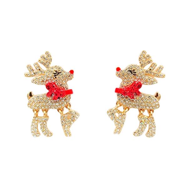 CHRISTMAS RUDOLPH EARRING