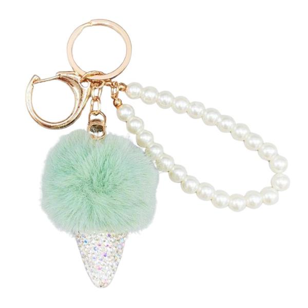 ICE CREAM PEARL KEYCHAIN