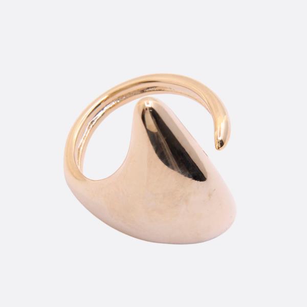 SODAJO METAL ADJUSTABLE GOLD DIPPED RING