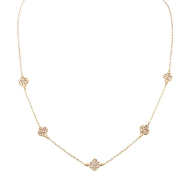 CLOVER STATION NECKLACE