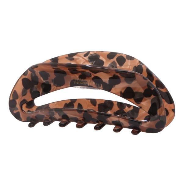 LEOPARD HAIR CLAW JAW CLIP