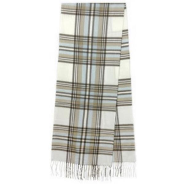 CASHMERE FEEL PLAID OBLONG SCARF