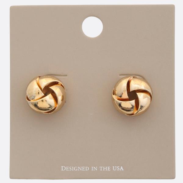 KNOT METAL EARRING